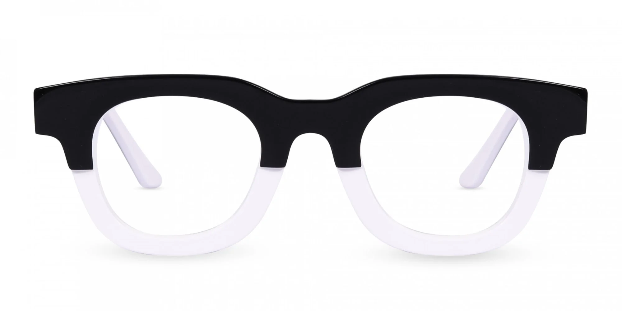 White Dual Tone Glasses-1