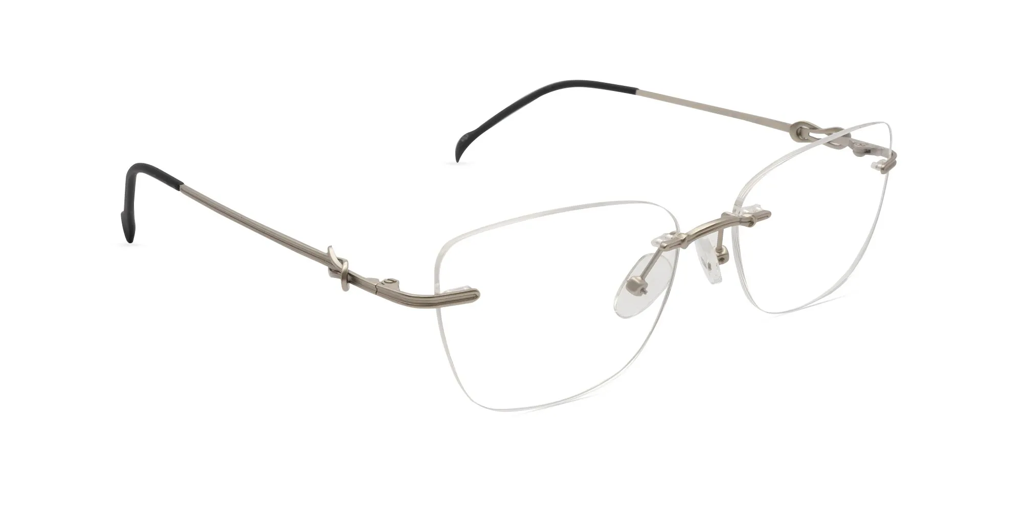 Womens Designer Rimless Glasses-2