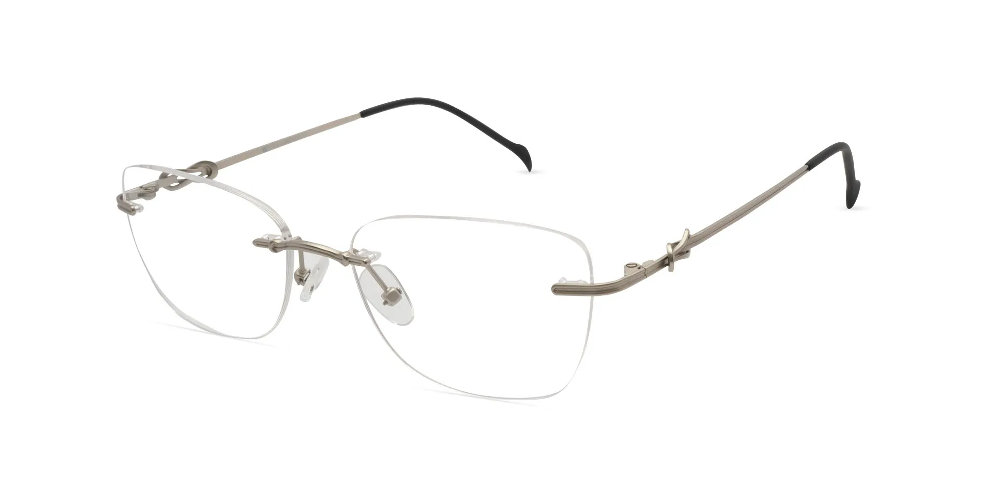 Womens Designer Rimless Glasses-2