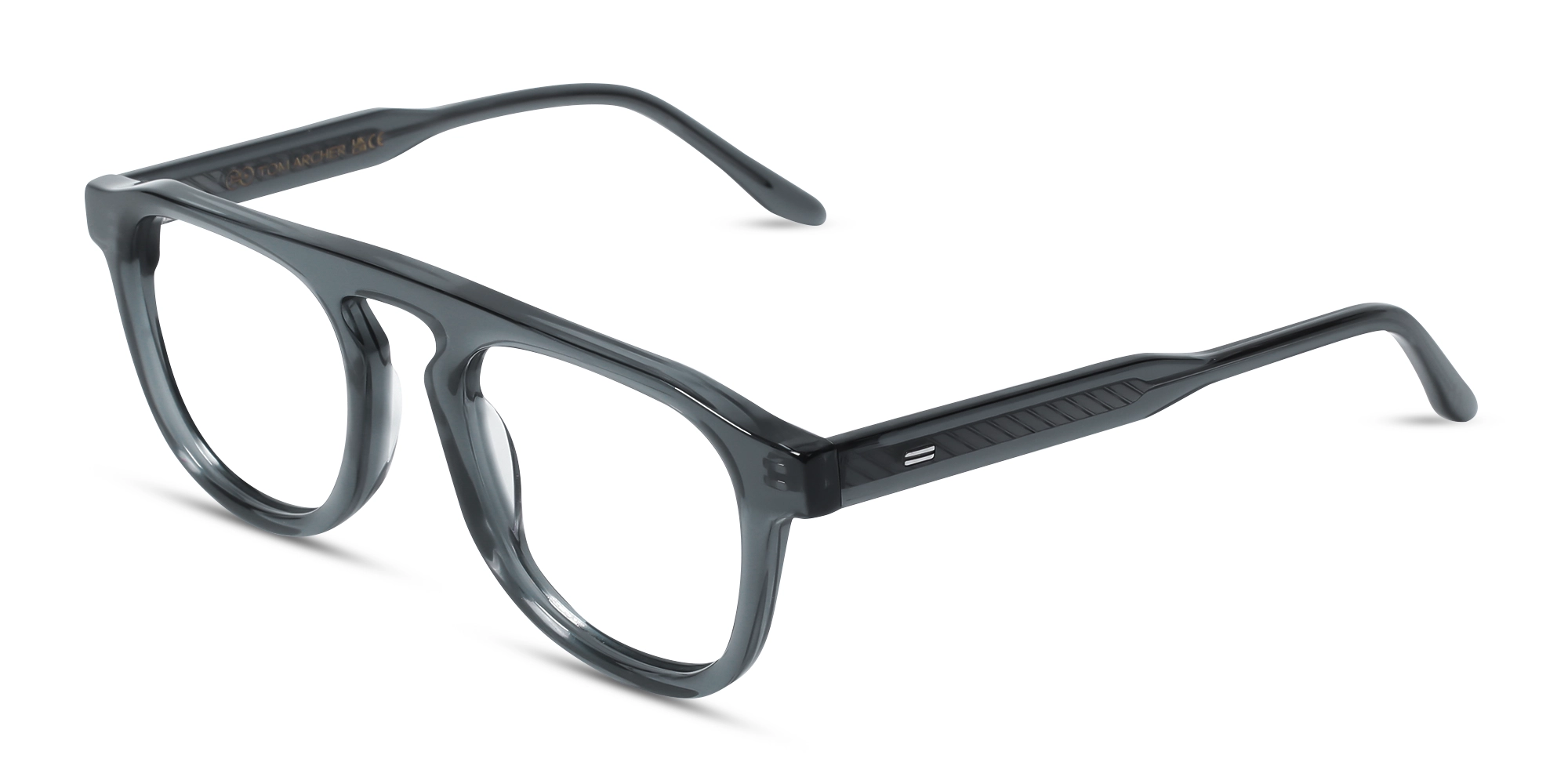 Crystal Slate Grey Glasses 3