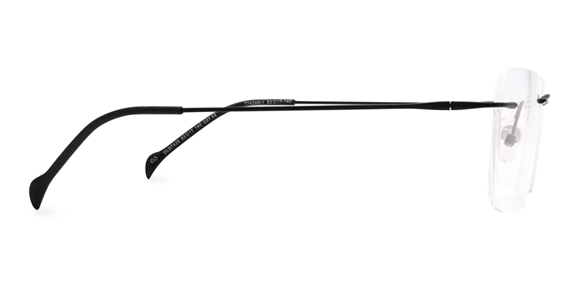 Black Rimless Glasses-2