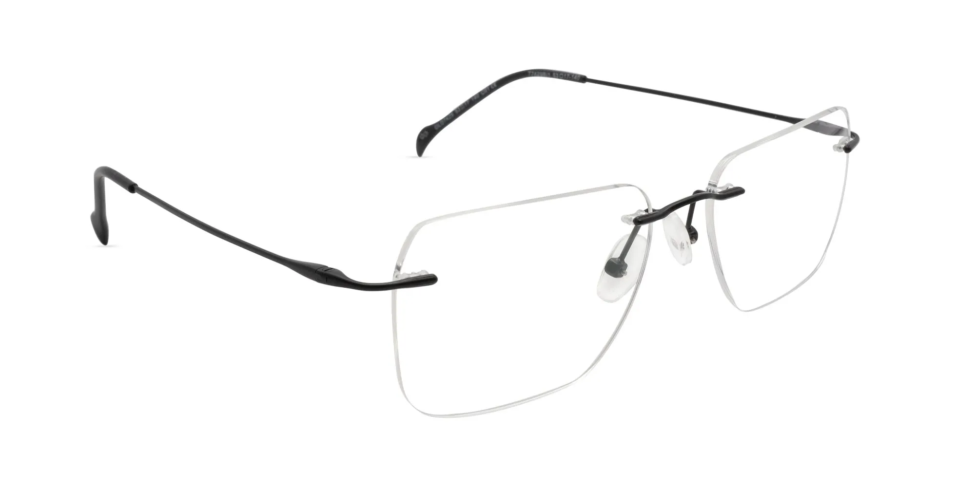 Black Rimless Glasses-2