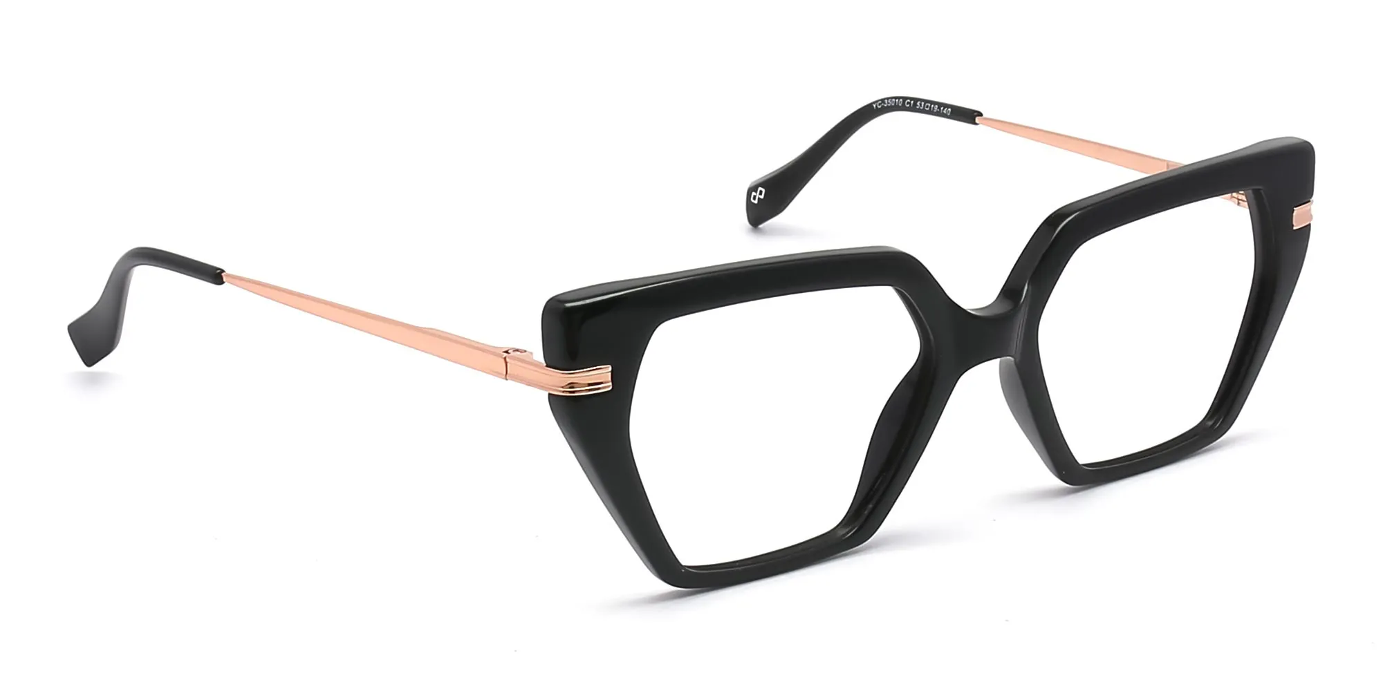 oversized black cat eye glasses-2