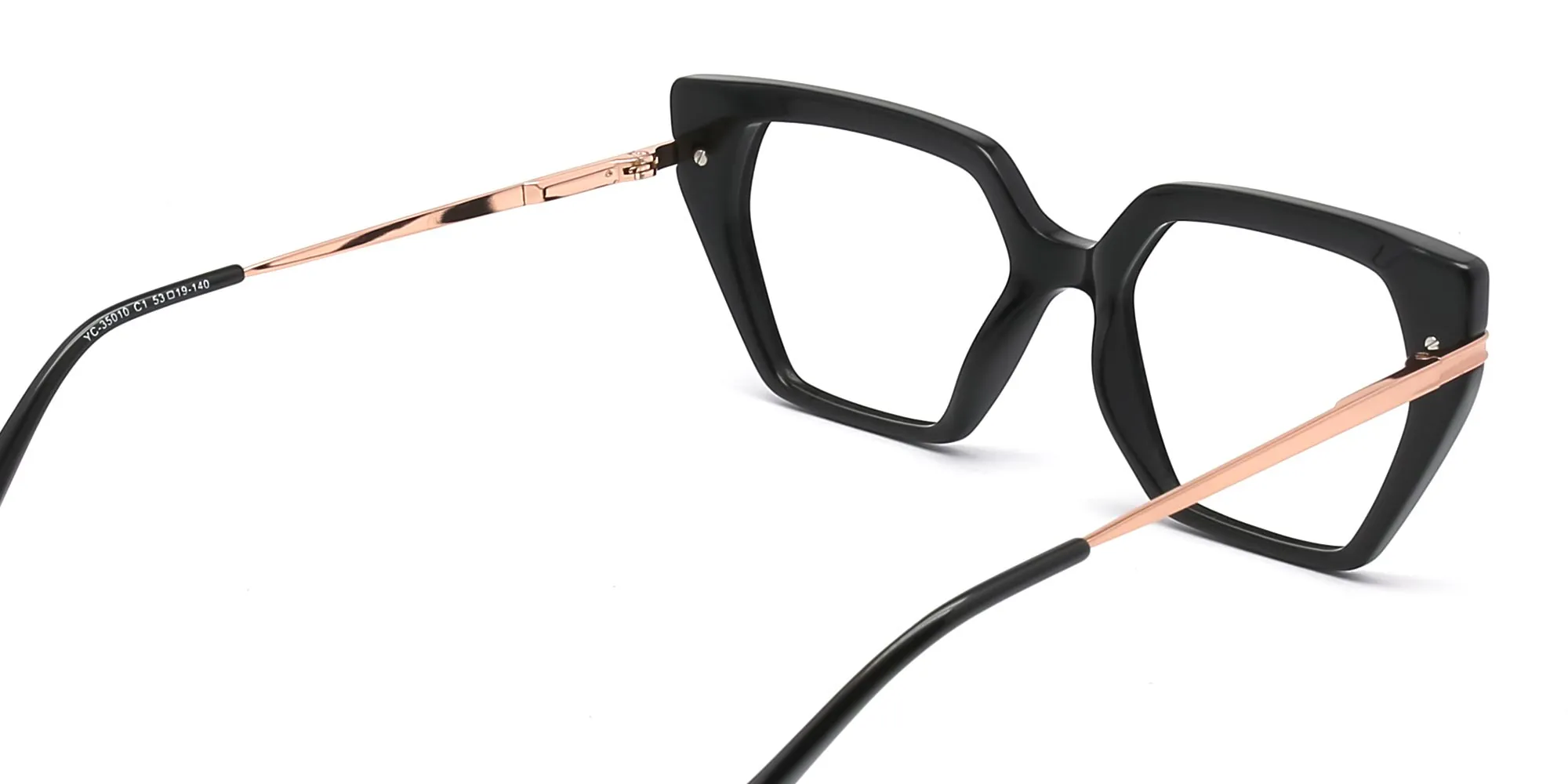oversized black cat eye glasses-2