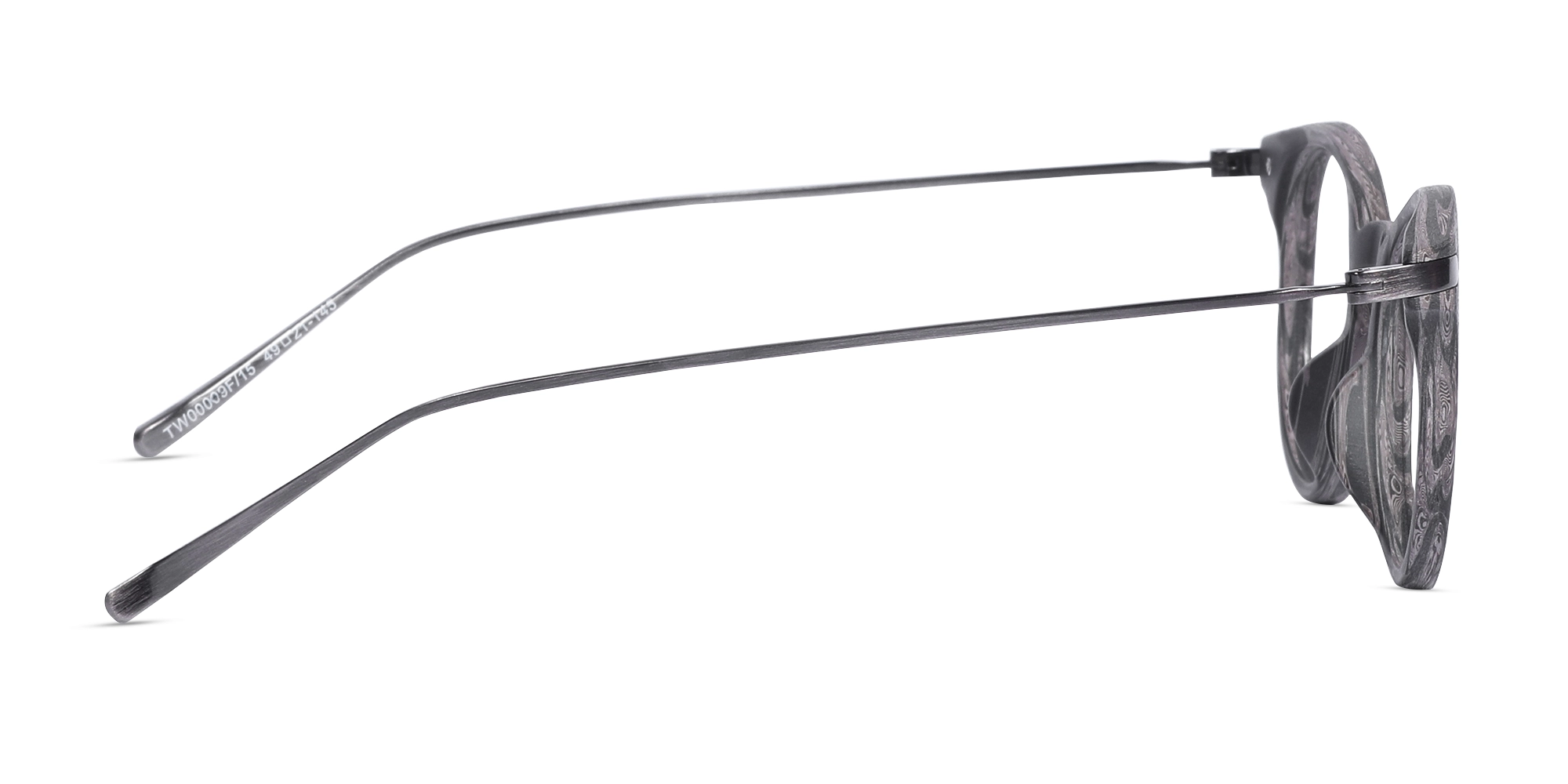 Oval Wood Frame Prescription Glasses 4