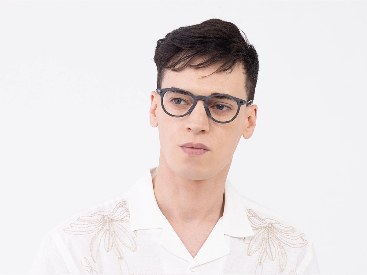 Grey Wooden Spectacle Frames 41