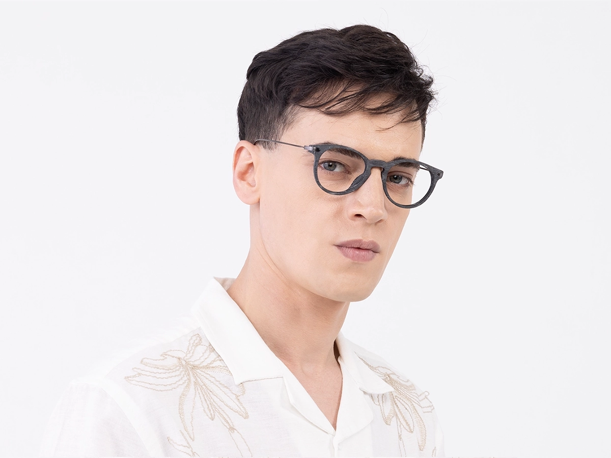 Grey Wooden Spectacle Frames 42