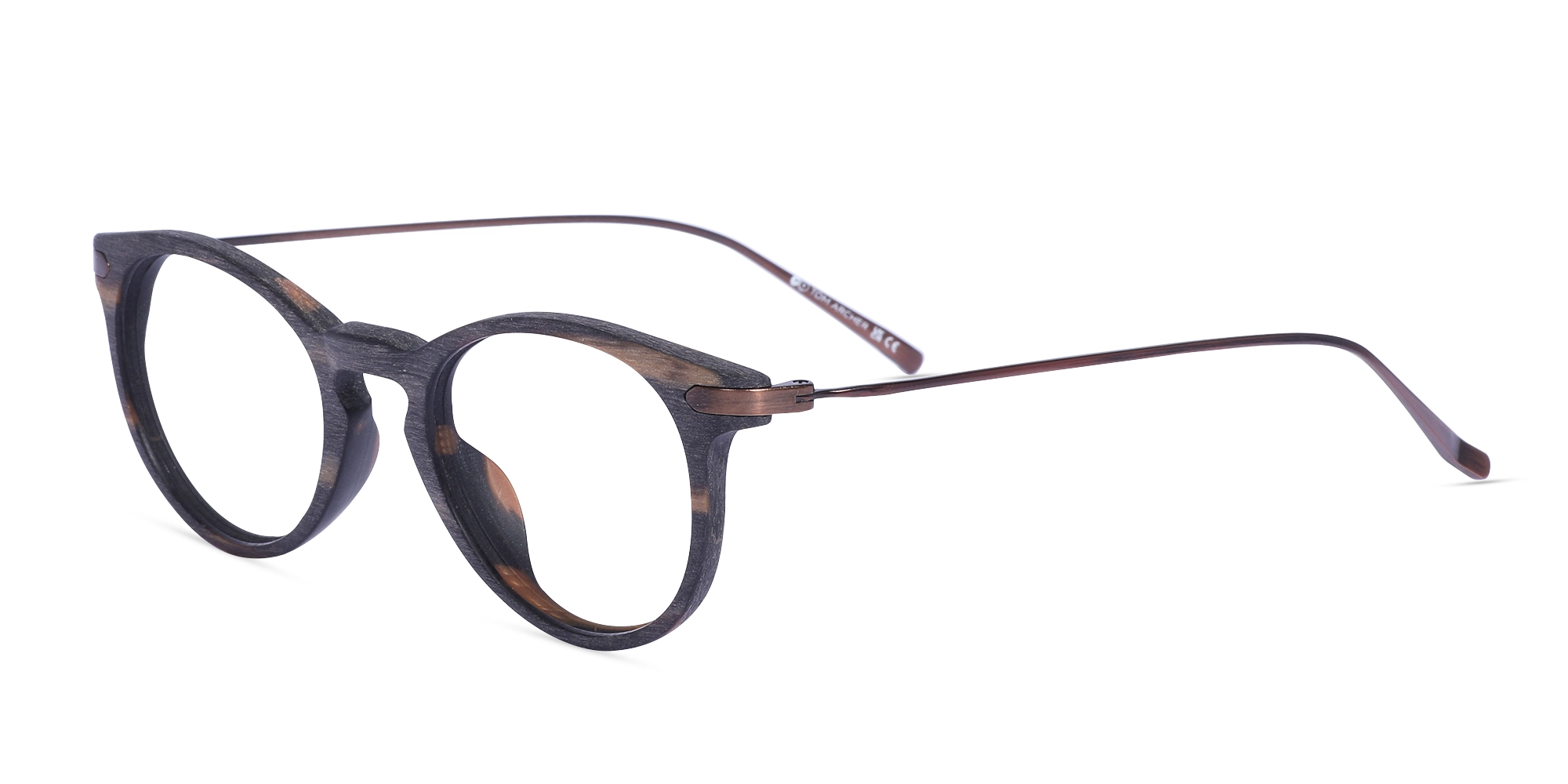 Wooden Grey Tortoise Glasses 3