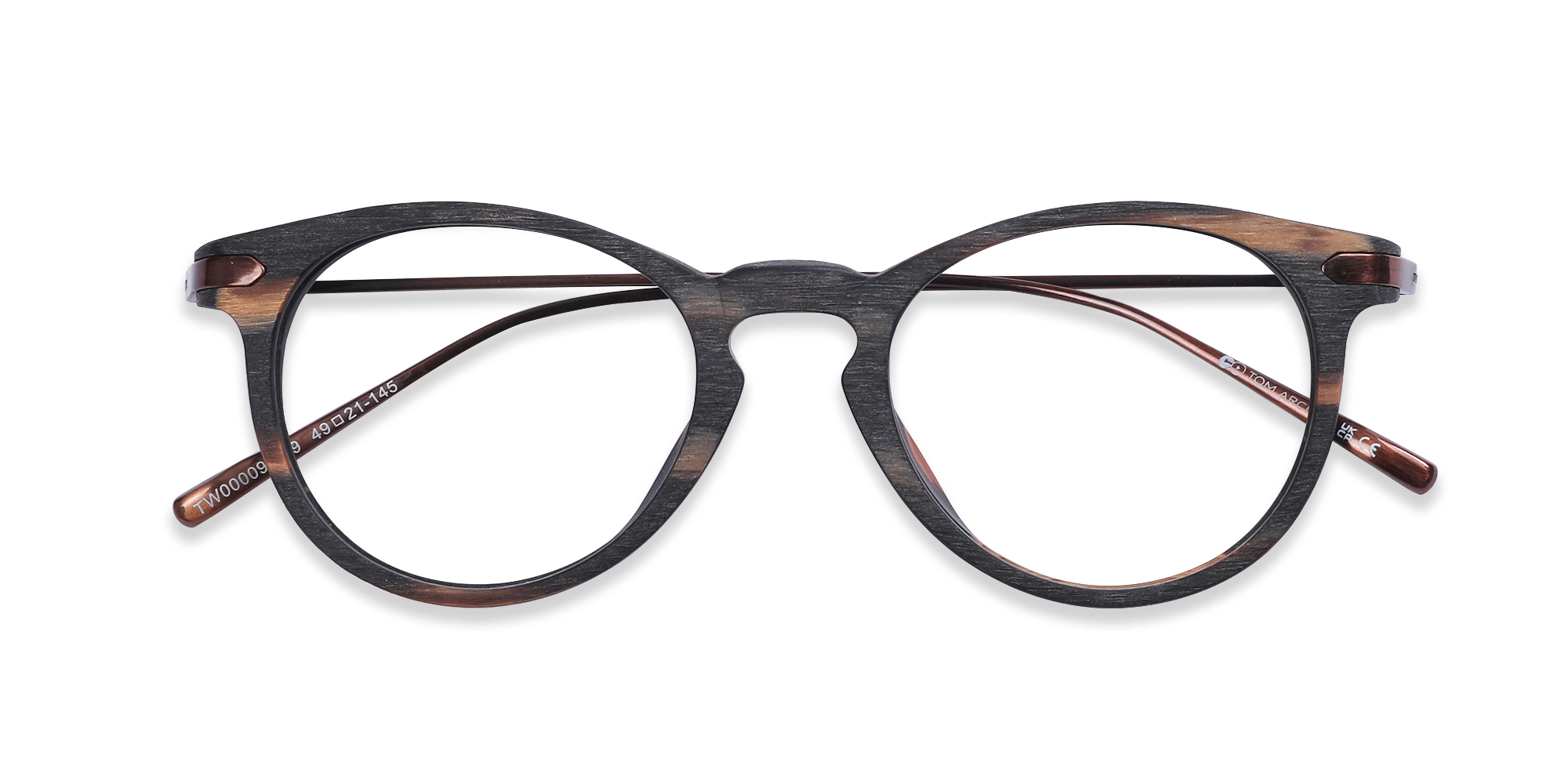 Wooden Grey Tortoise Glasses 6