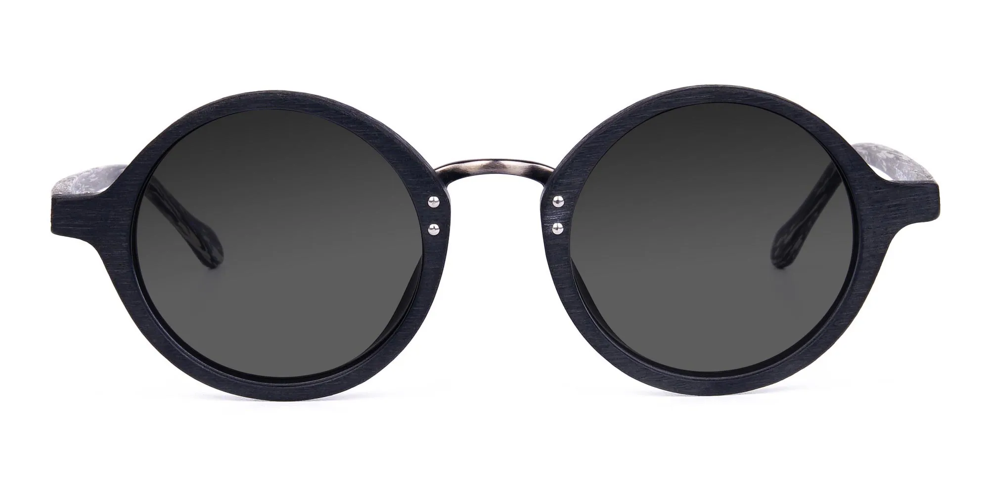 Black-Round-Wood-Sunglasses-with-Grey-Tint-2 Black-Round-Wood-Sunglasses-with-Grey-Tint-2