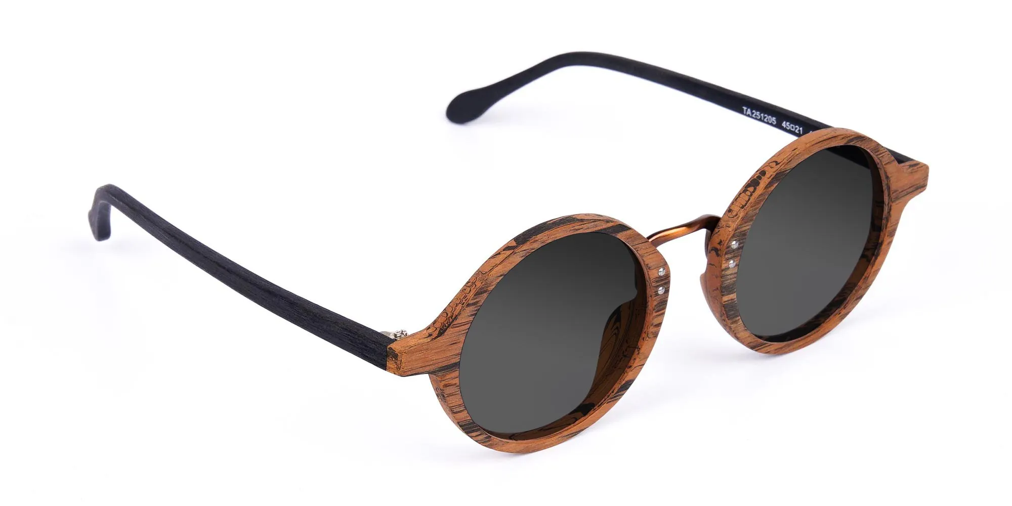 Round-Brown-Wood-Sunglasses-With-Grey-Tint-2