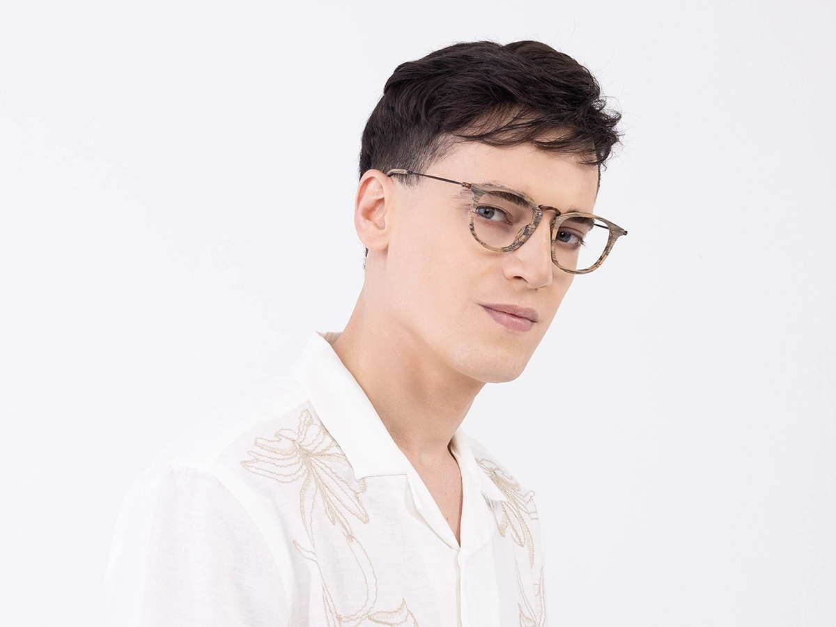 Square Wooden Reading Glasses 42