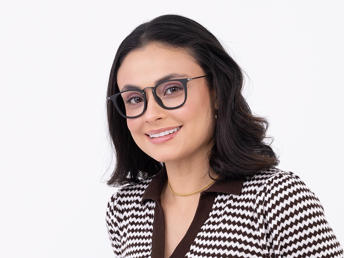 Square Wooden Prescription Glasses 53