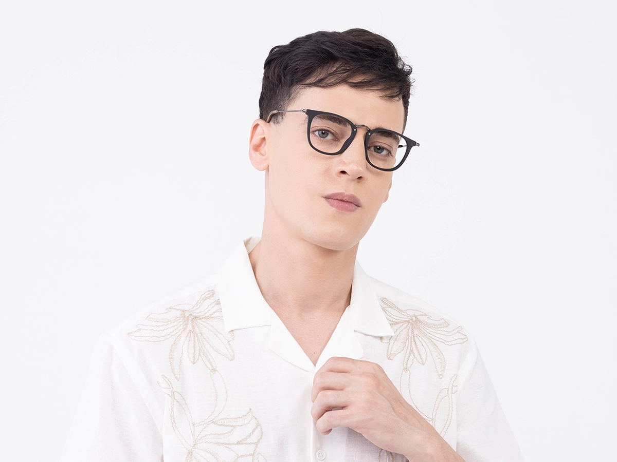 Square Wooden Prescription Glasses 42