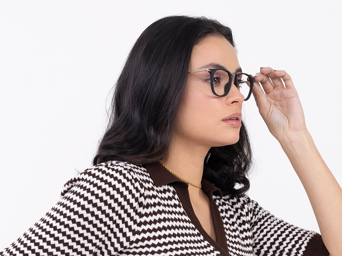 Square Wooden Prescription Glasses 52