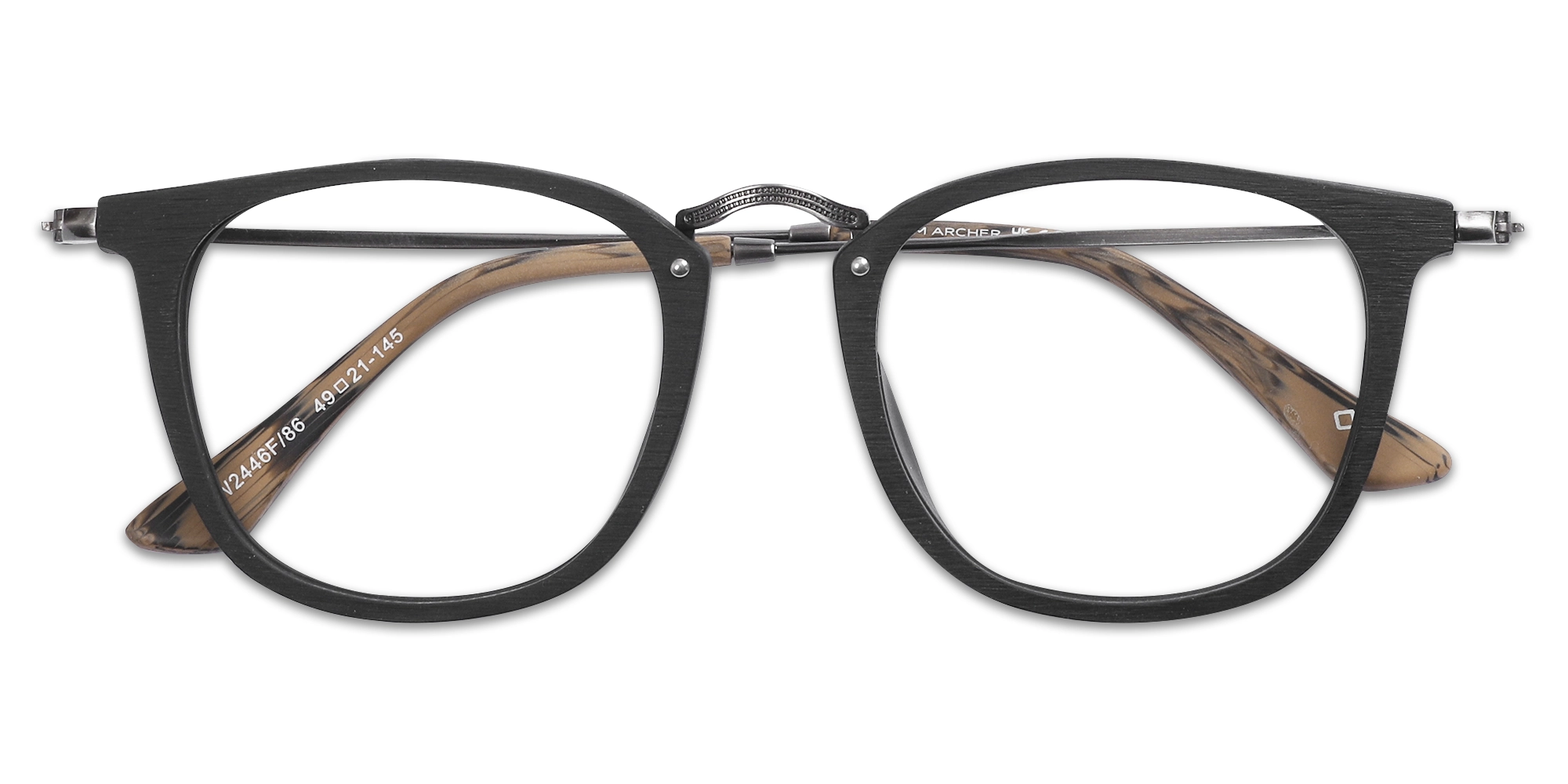 Square Wooden Prescription Glasses 6
