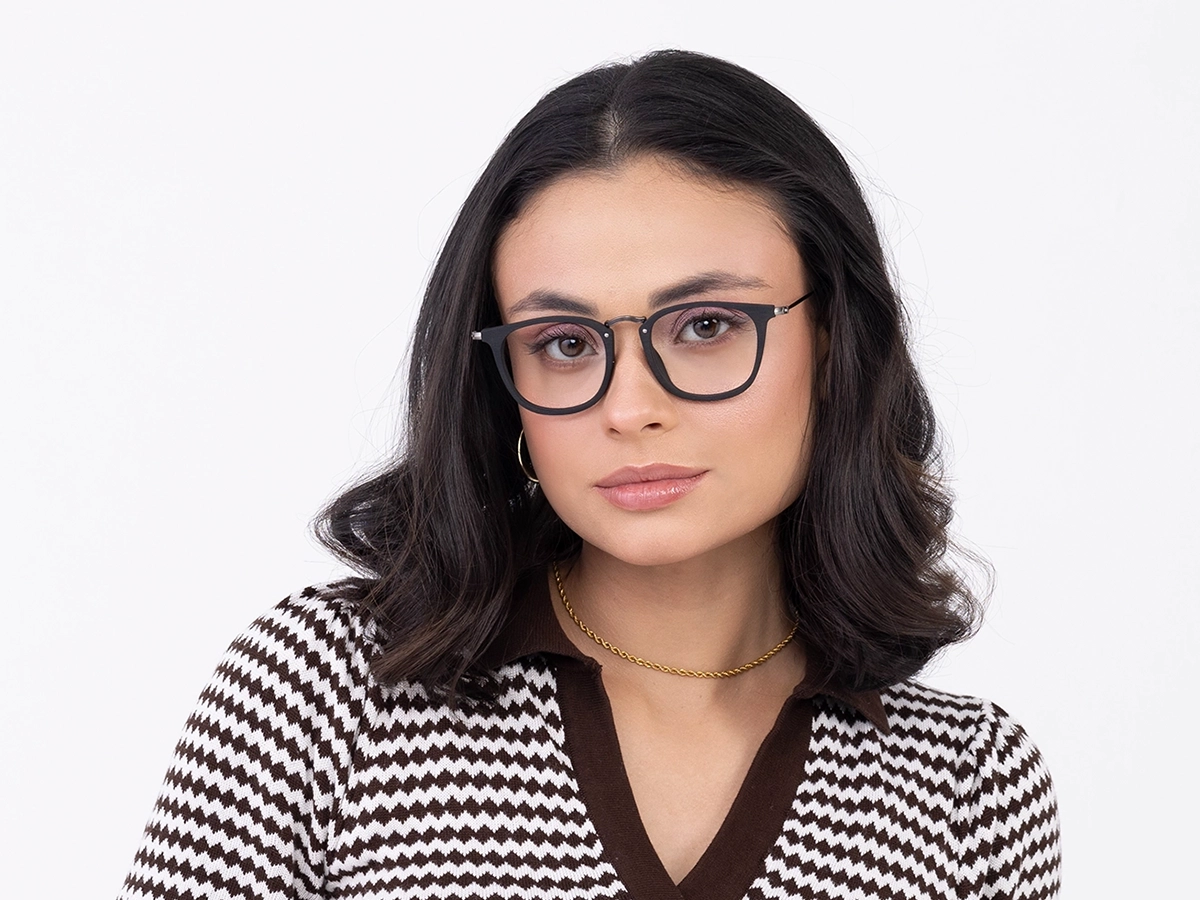 Square Wooden Prescription Glasses 51