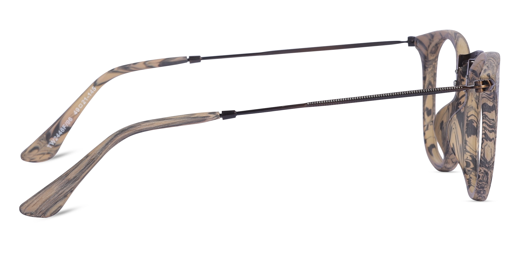 Square wooden spectacle frames 4