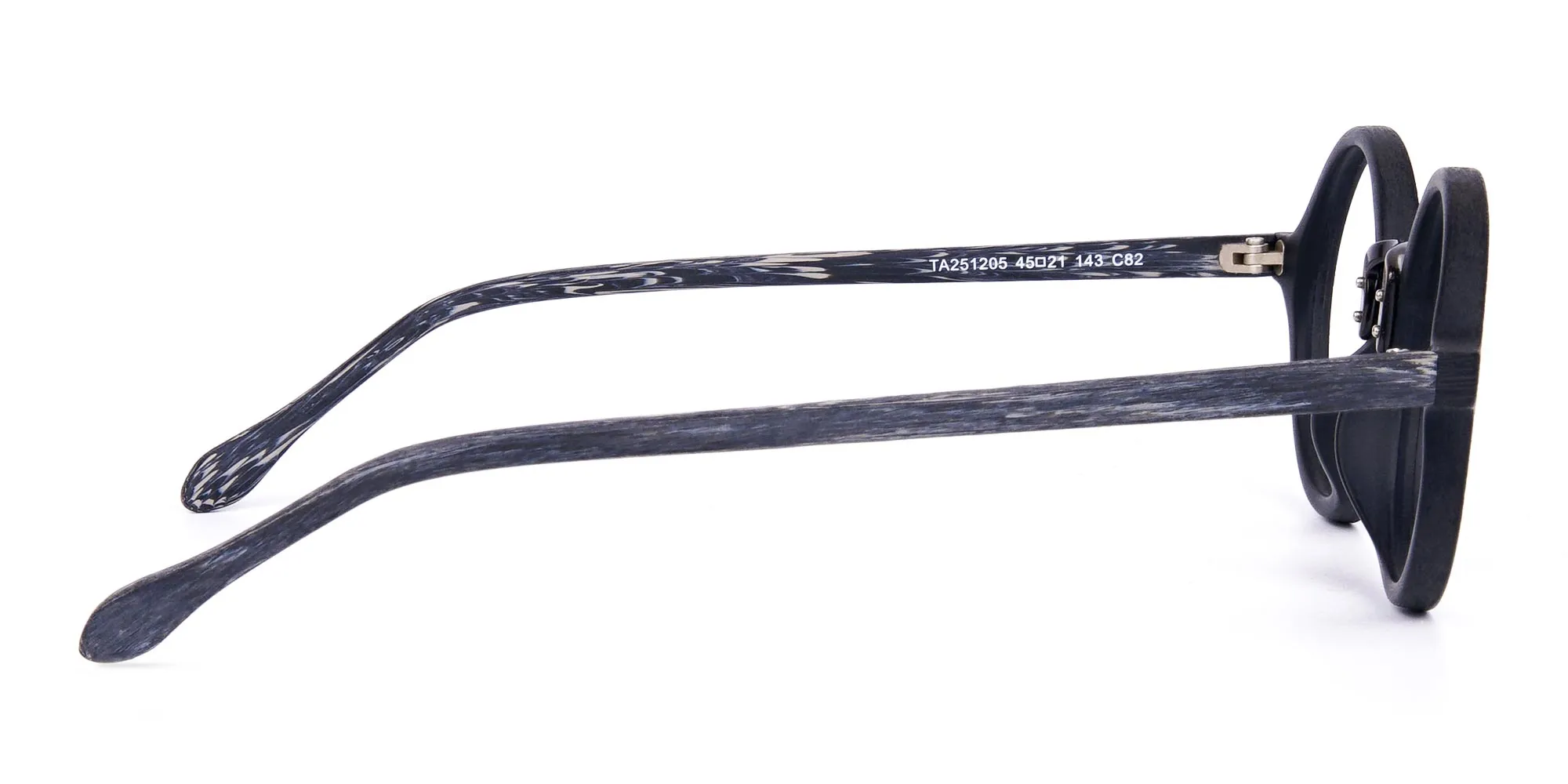 Black-Round-Full-Rim-Wooden-Glasses-2