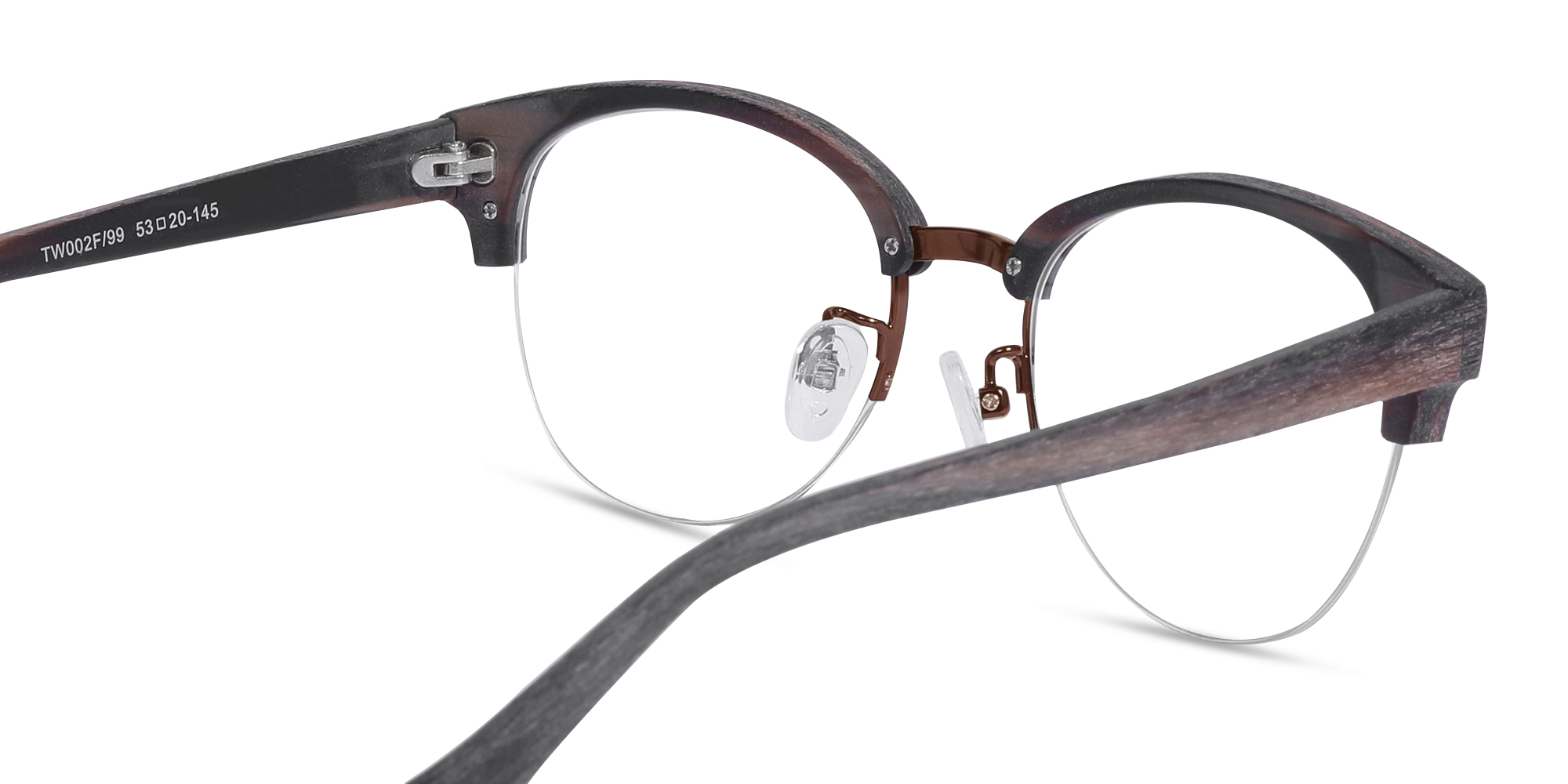 Round Wooden Tortoise Glasses. 5
