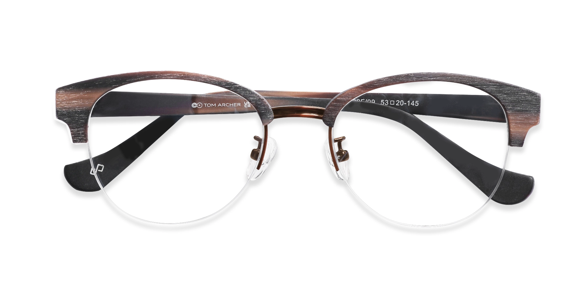 Round Wooden Tortoise Glasses 6