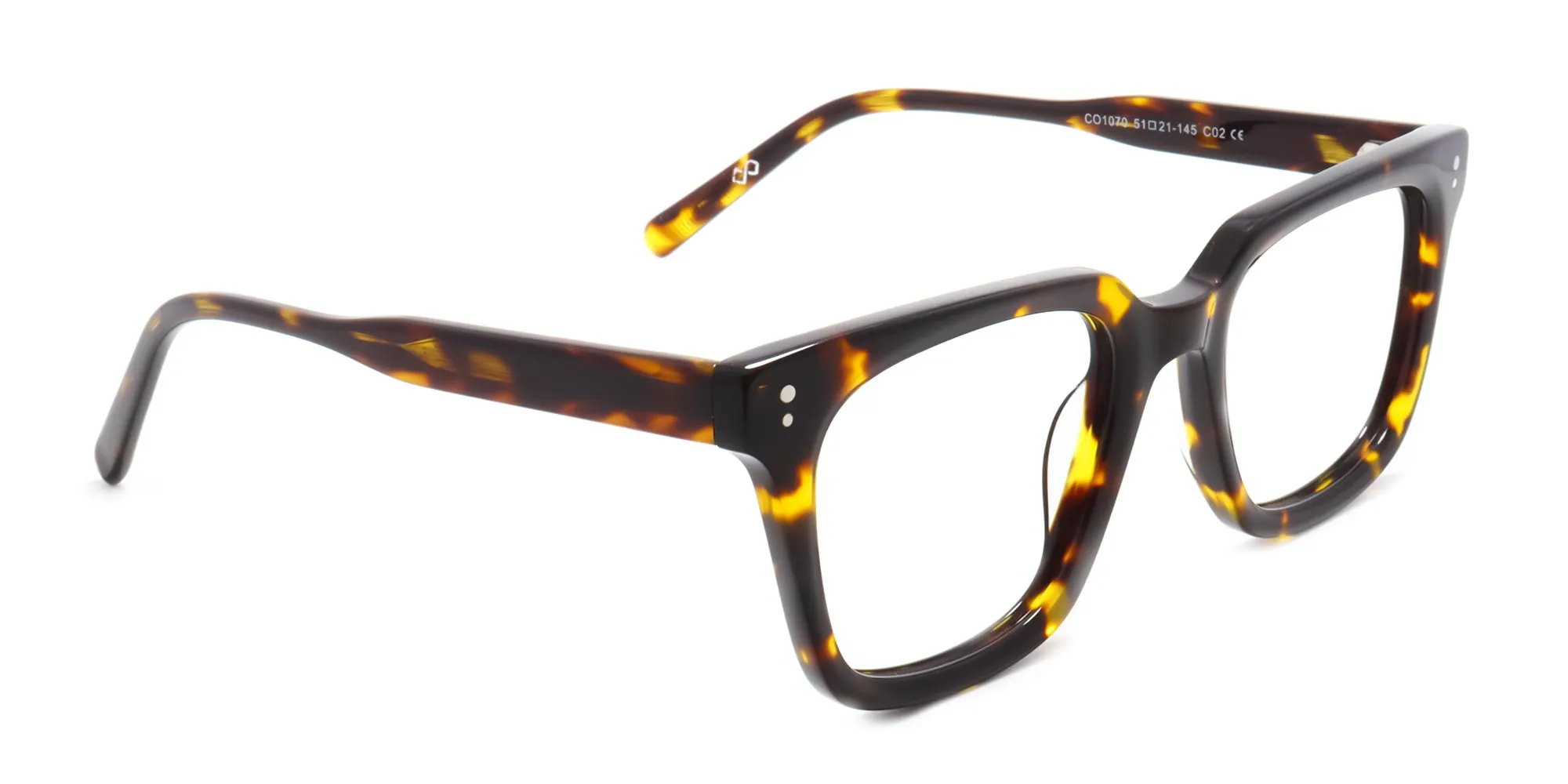 Thick Frame Tortoise shell Glasses-2