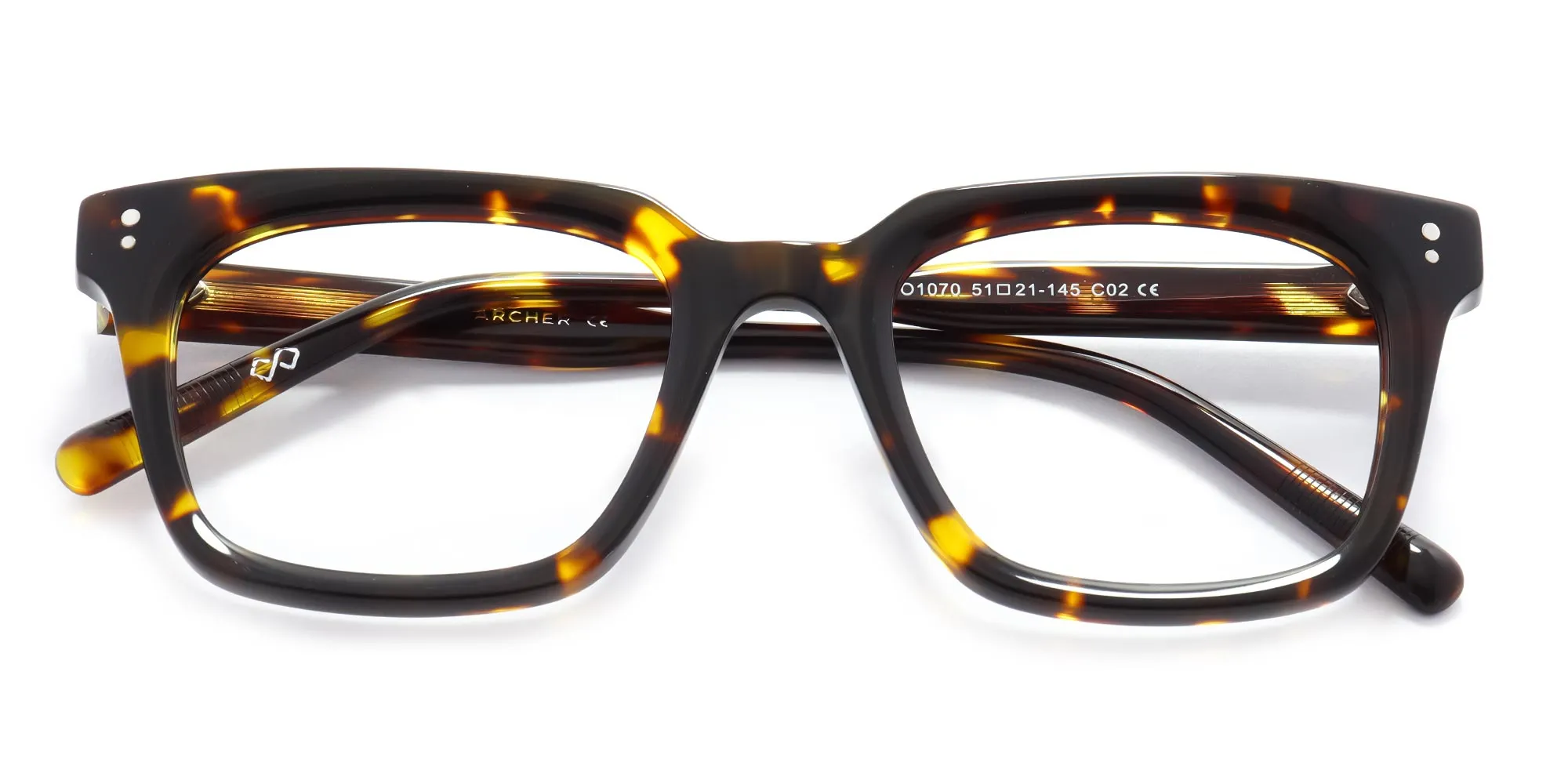 Thick Frame Tortoise shell Glasses-2