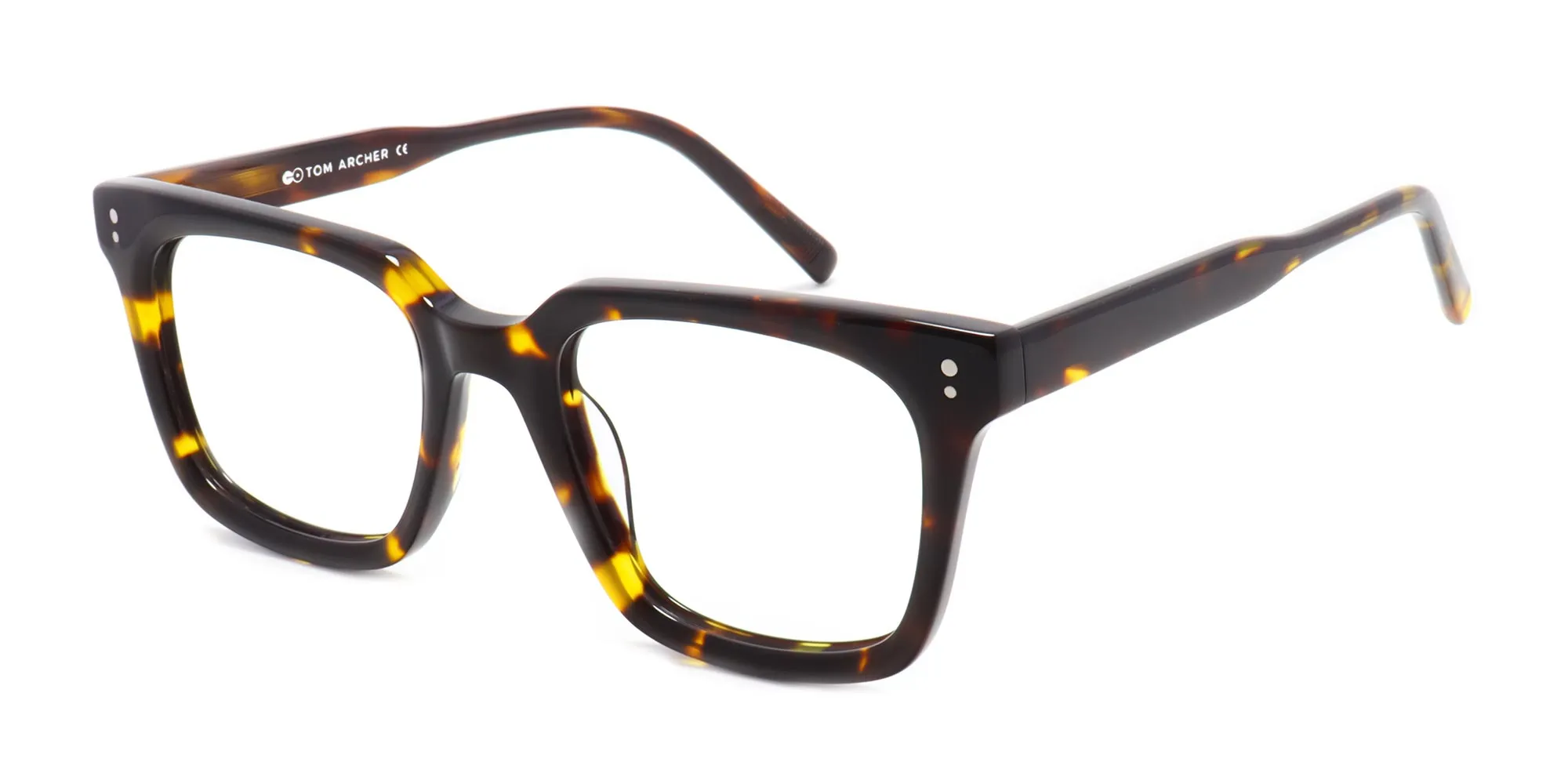 Thick Frame Tortoise shell Glasses-2