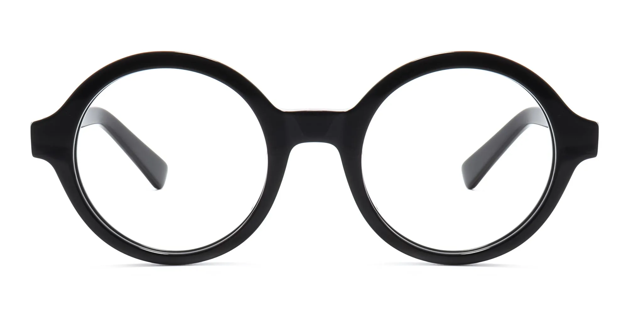black circular reading glasses -2