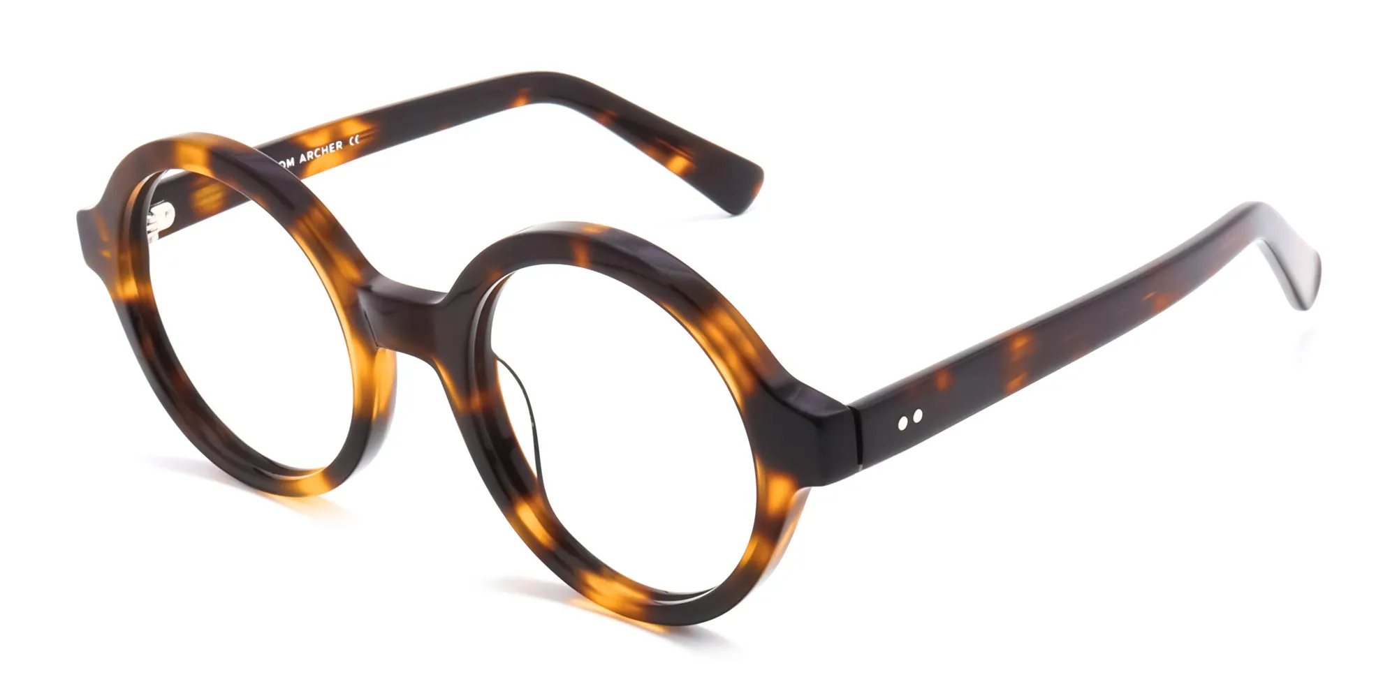 Round Tortoise shell Blue Light Glasses - 2
