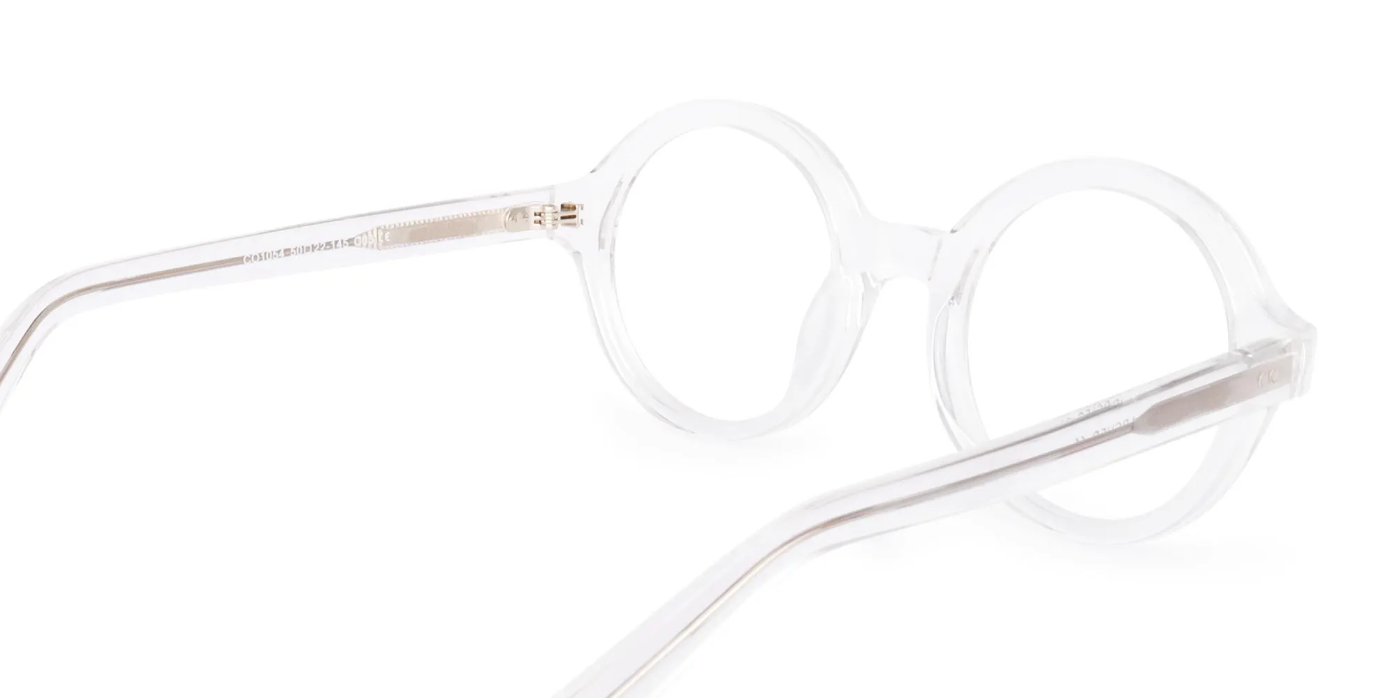 clear round blue light glasses-2