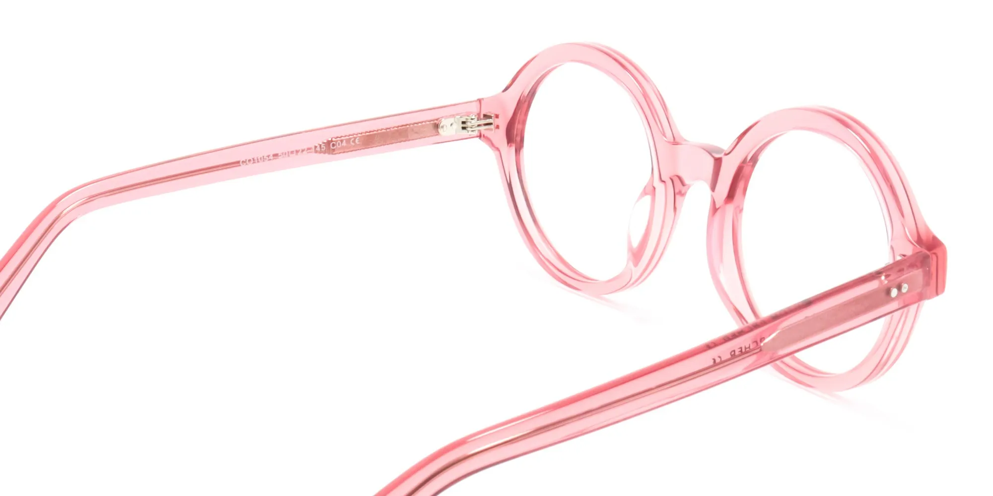 pink circle glasses - 2