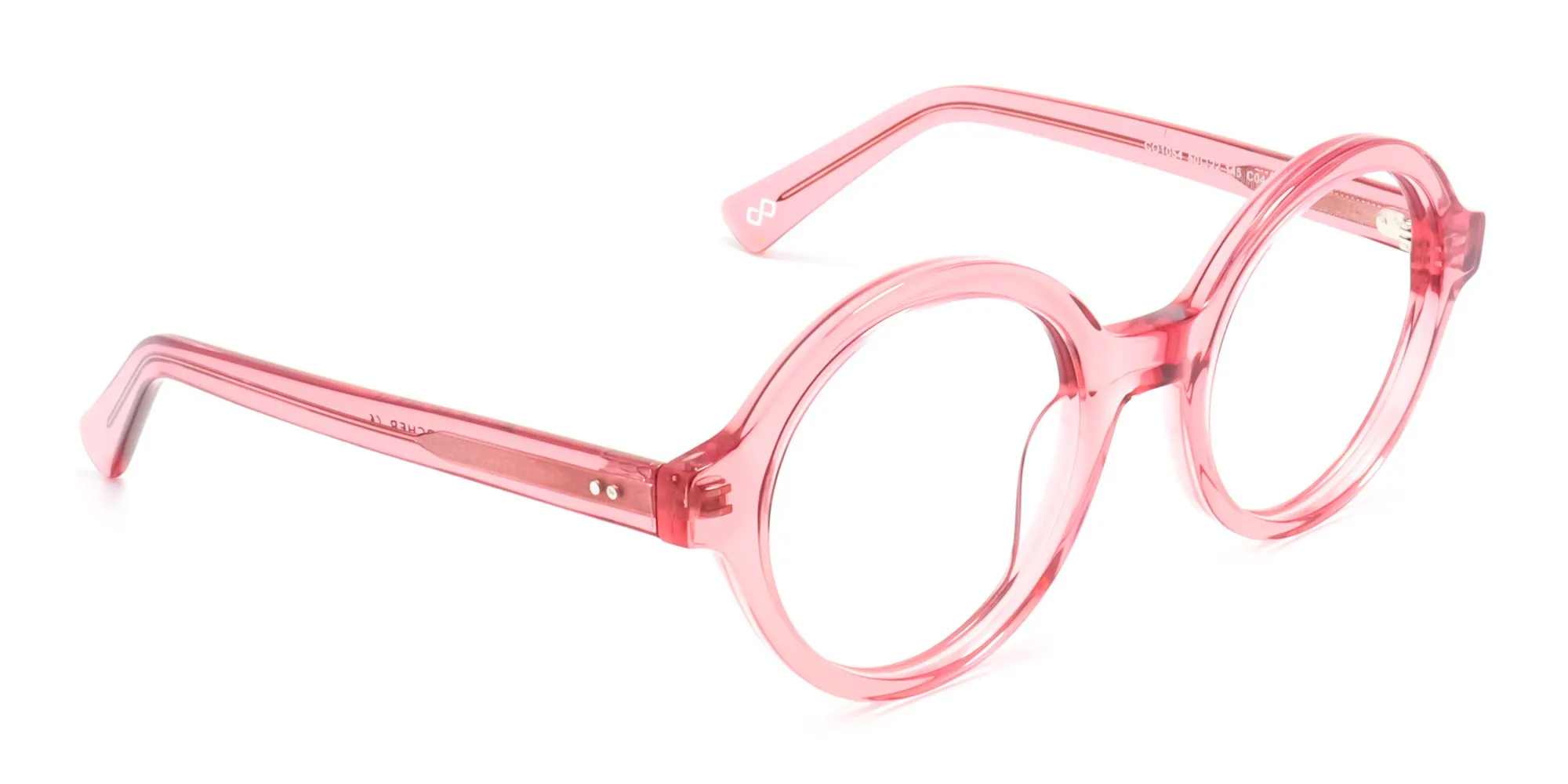 pink circle glasses - 2