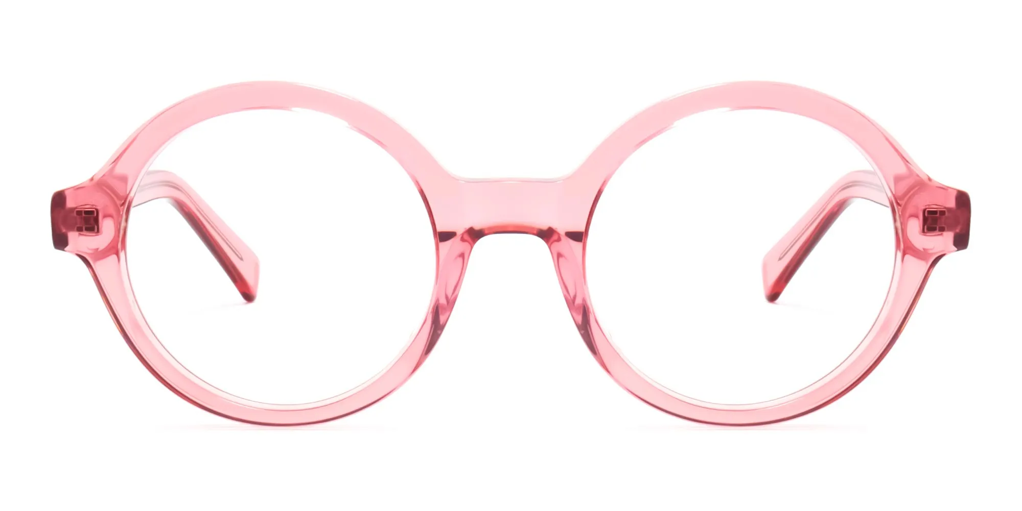 pink circle glasses - 2 pink circle glasses - 2