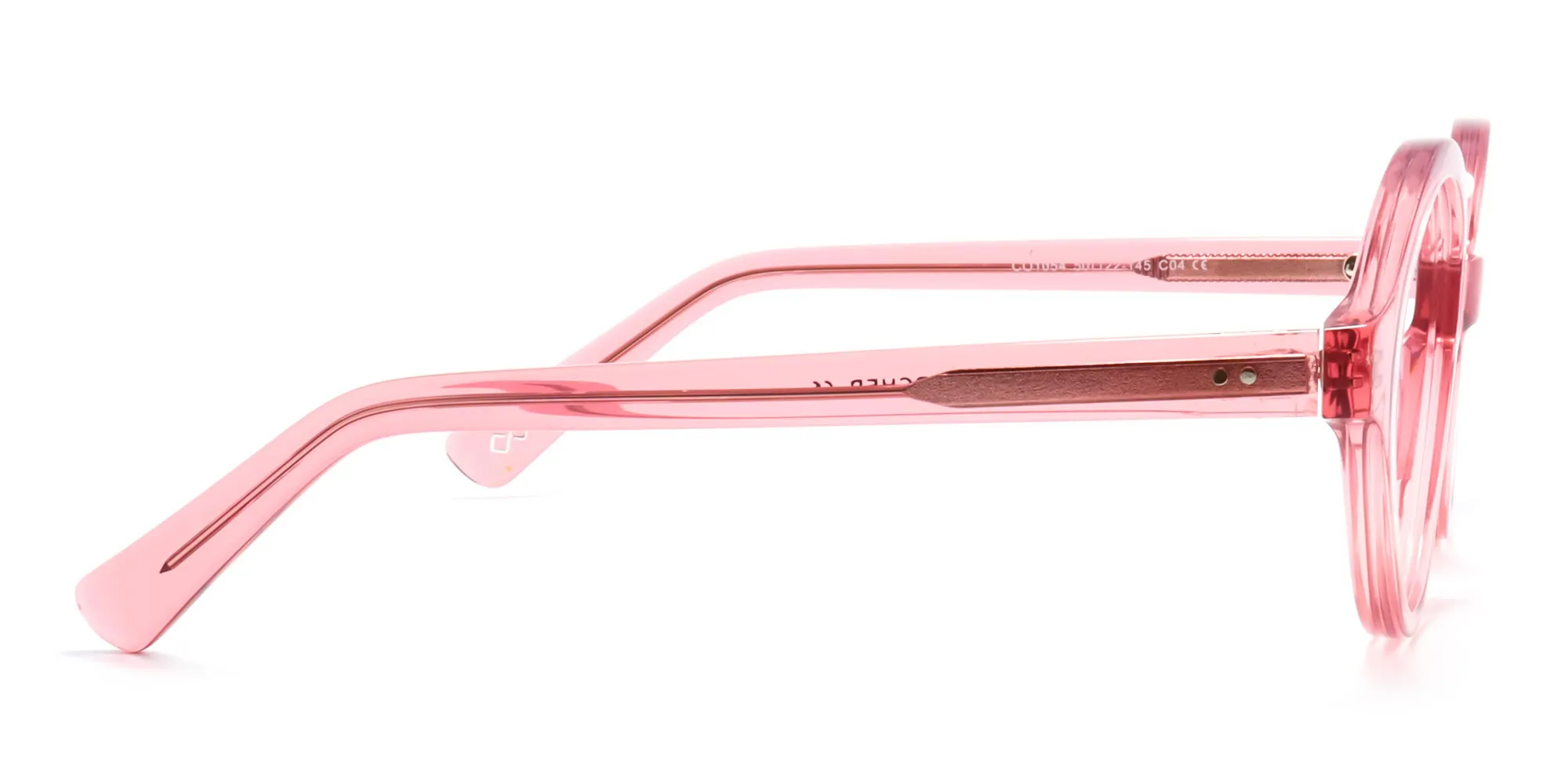pink circle glasses - 2