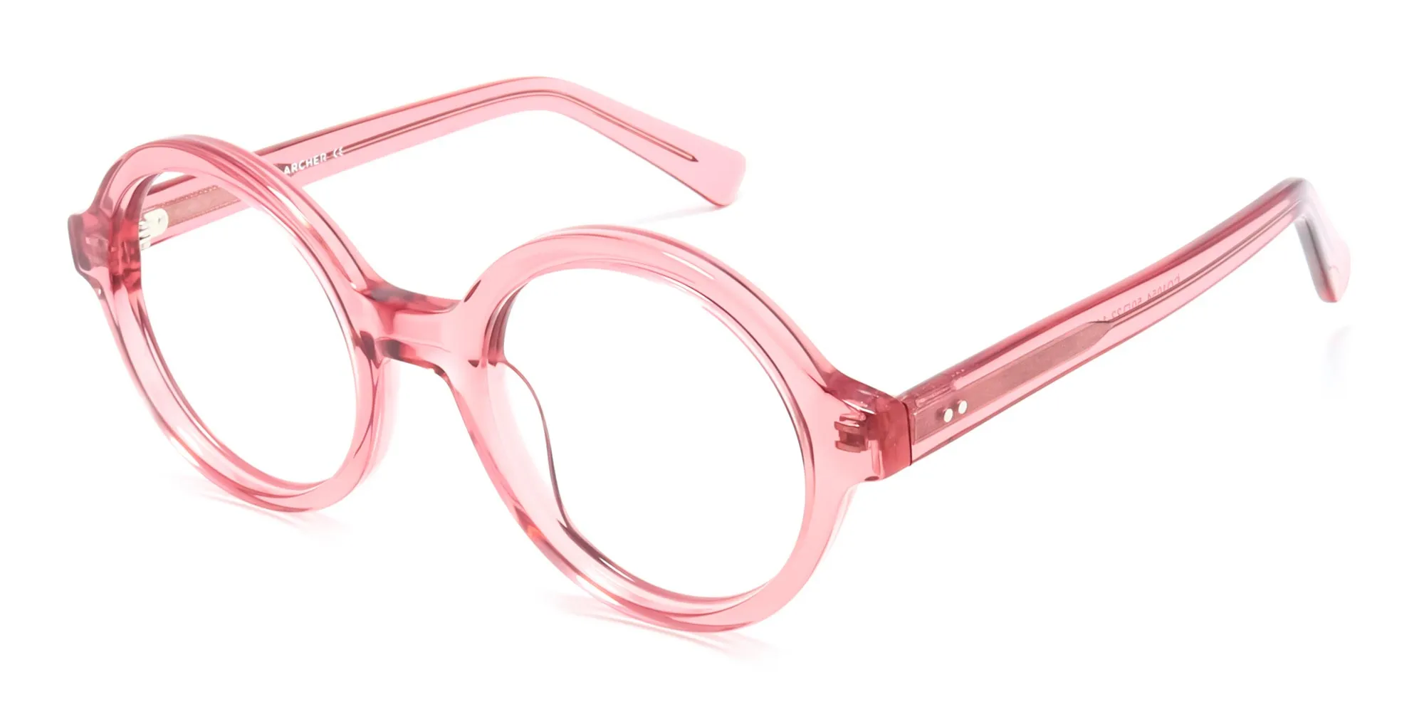 pink circle glasses - 2