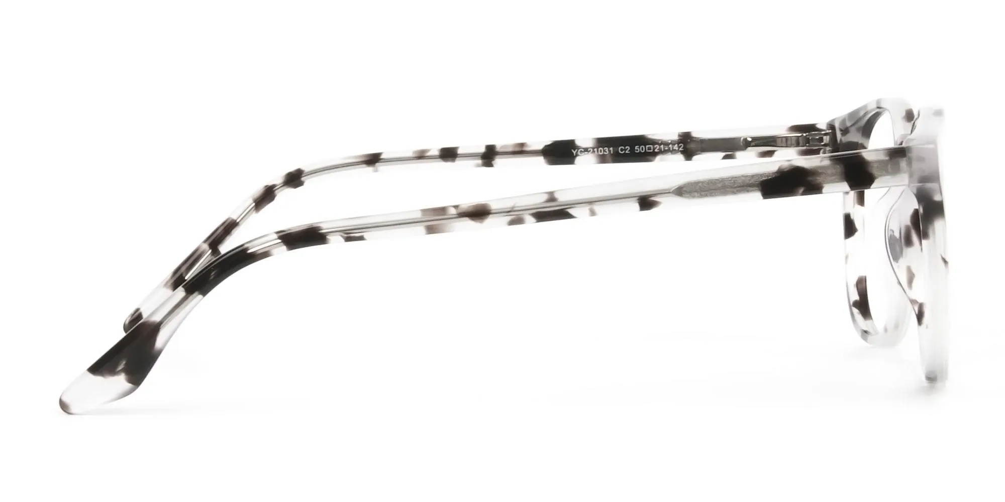 Marble Grey Glasses Frames in Square - 2