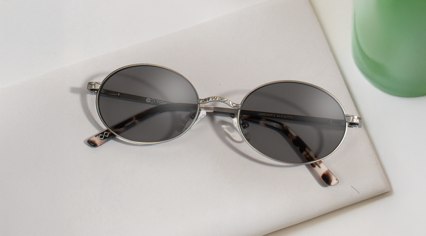 Oval Metal Sunglasses