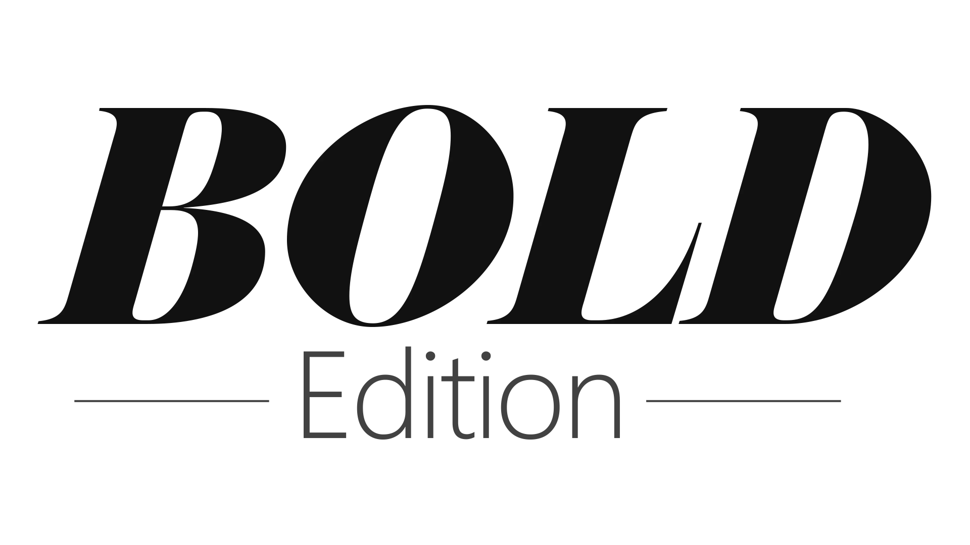 bold edition logo